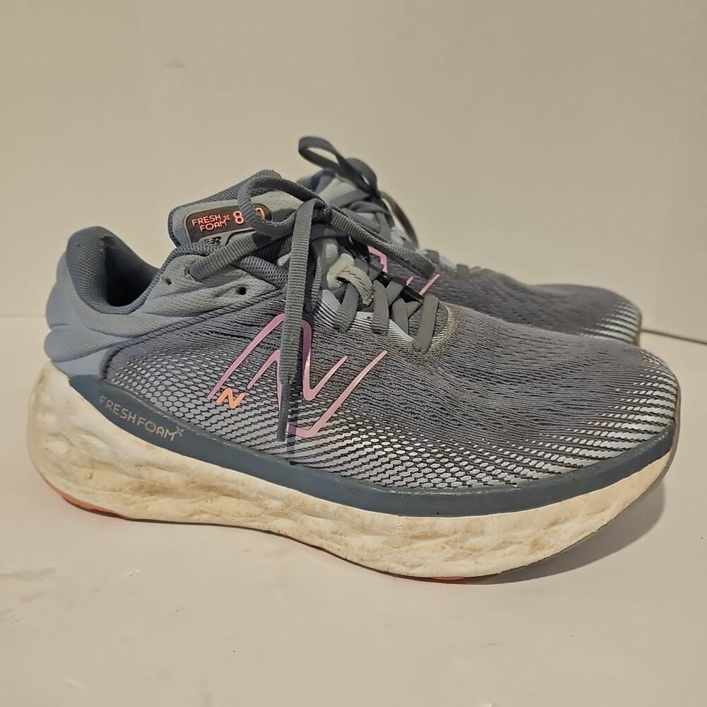 New Balance Fresh Foam X 840v1 Shoes Womens 9 Arctic Grey Raspberry Daily Road